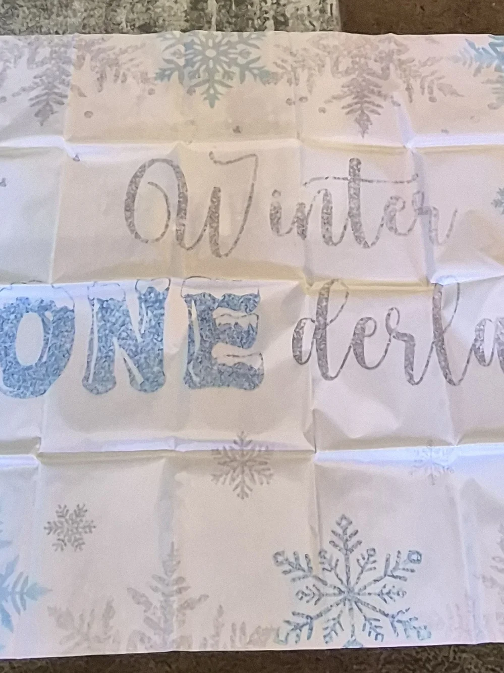 Blue & Silver Winter ONEderland BABY Party Decorations - Home Party Supplies
